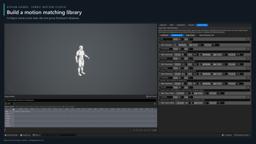 Editable motion cards for idle, walking, strafing, running and turning