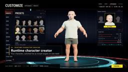 Separate example project demonstrating runtime character customization using saved morph targets