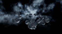 Native Unreal asteroid field and procedural starfield example