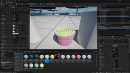 Native Unreal material slot and UV controls