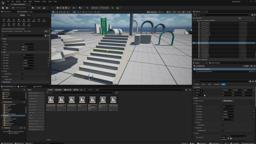 Native Unreal staircase actor and its Details controls