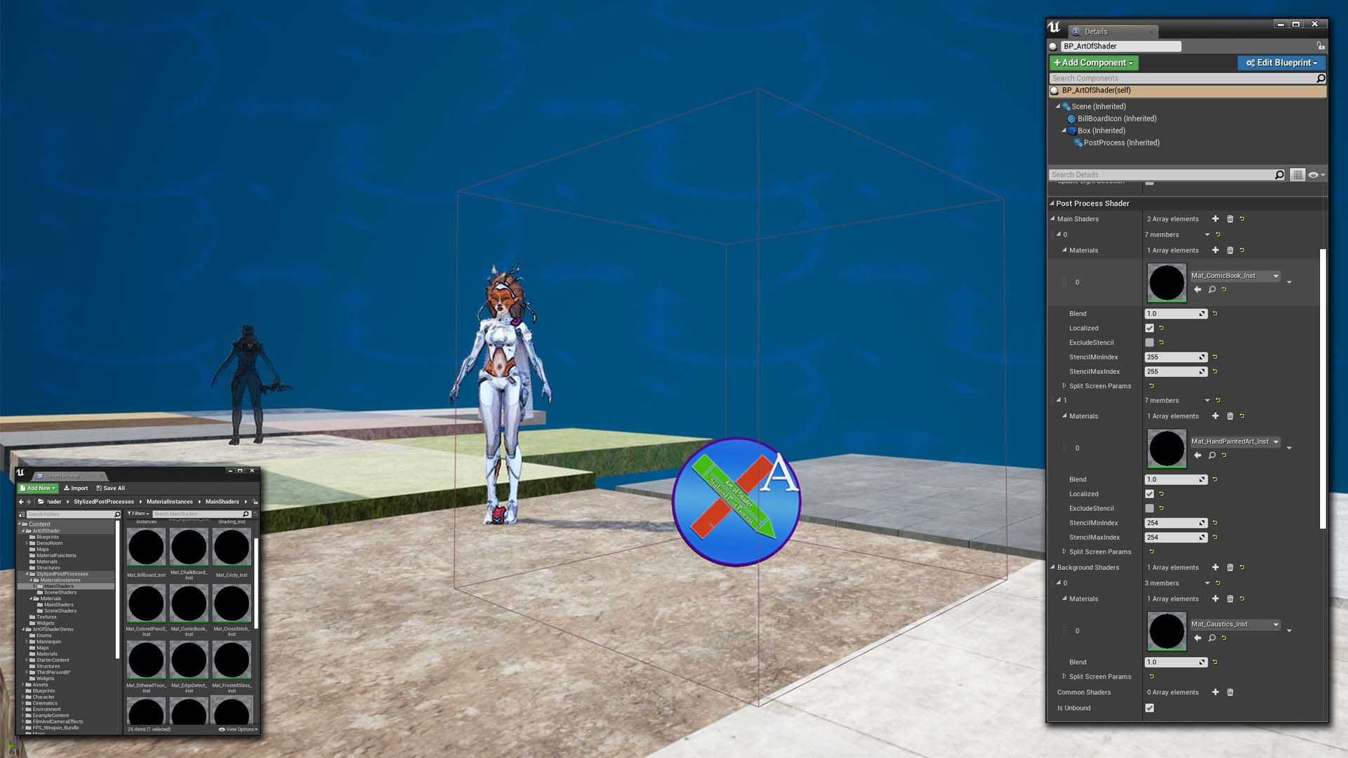 AOS Blueprint Actor for Grouping and Combining