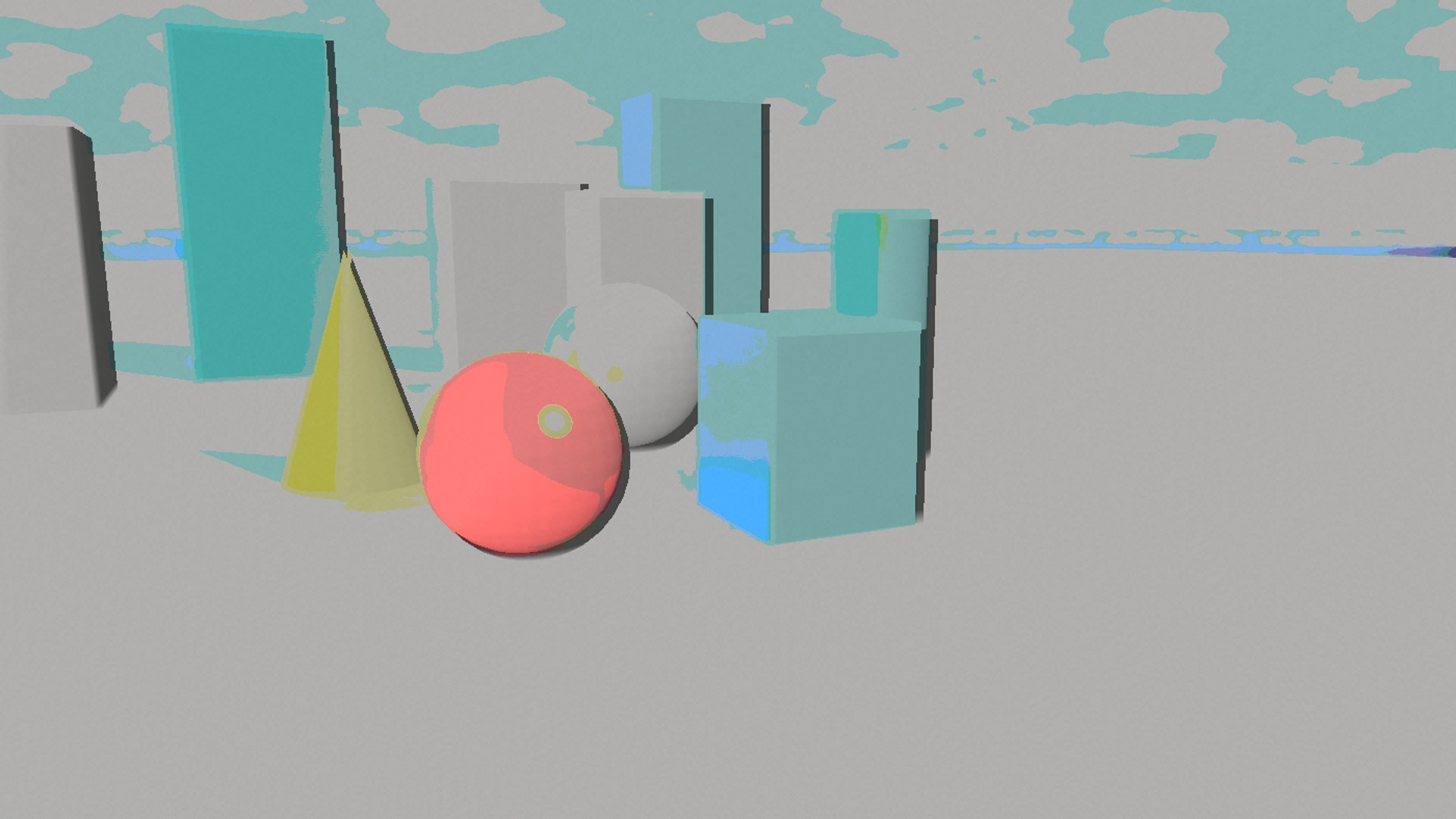 Paper Cutout rendered in Unreal