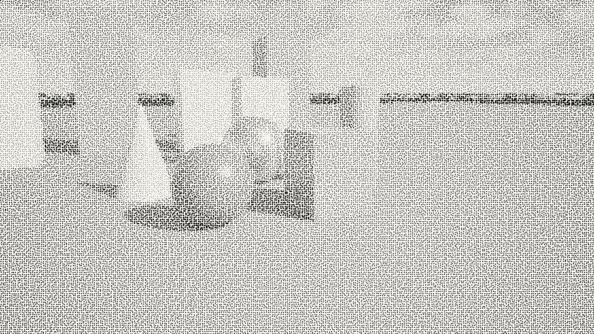 Ink Stippling rendered in Unreal