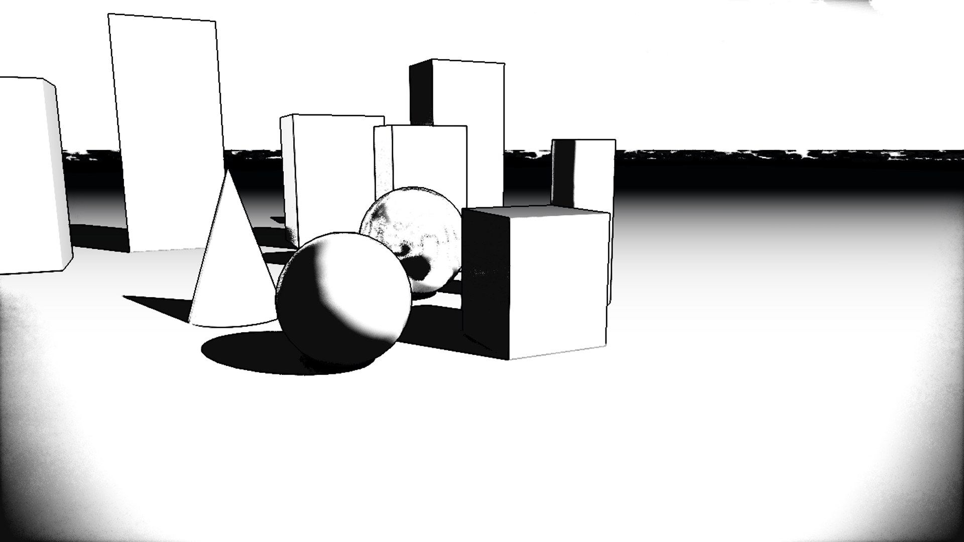 Two Tone Noir rendered in Unreal