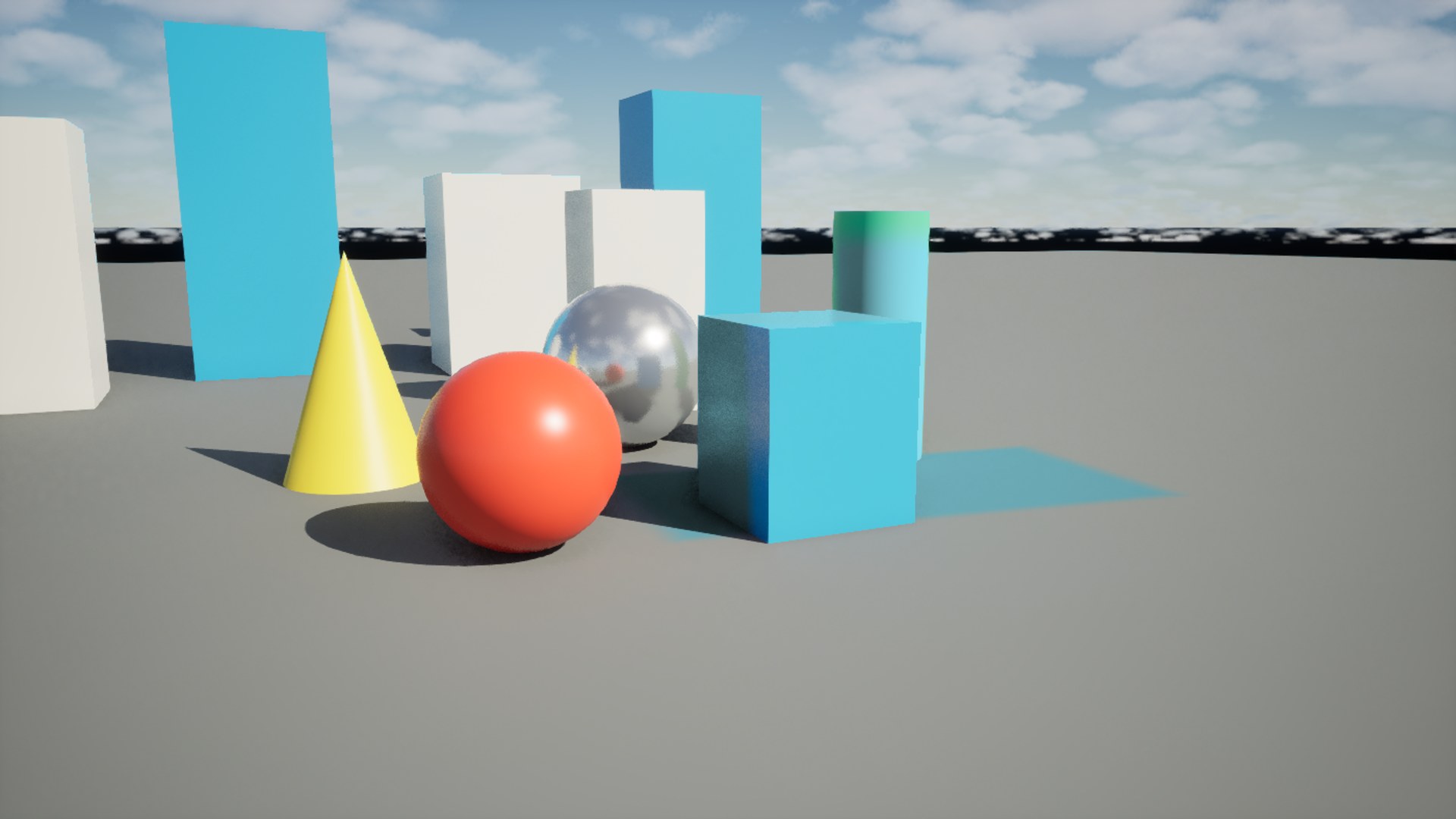 Object Box Include rendered in Unreal