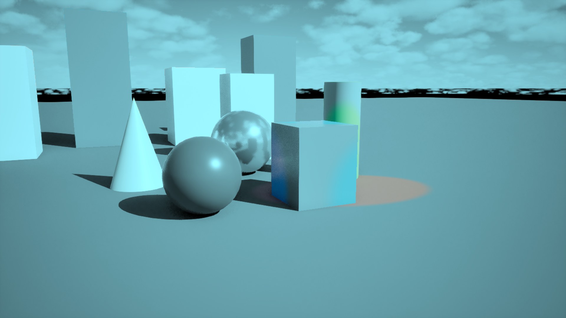 Object Sphere Exclude rendered in Unreal