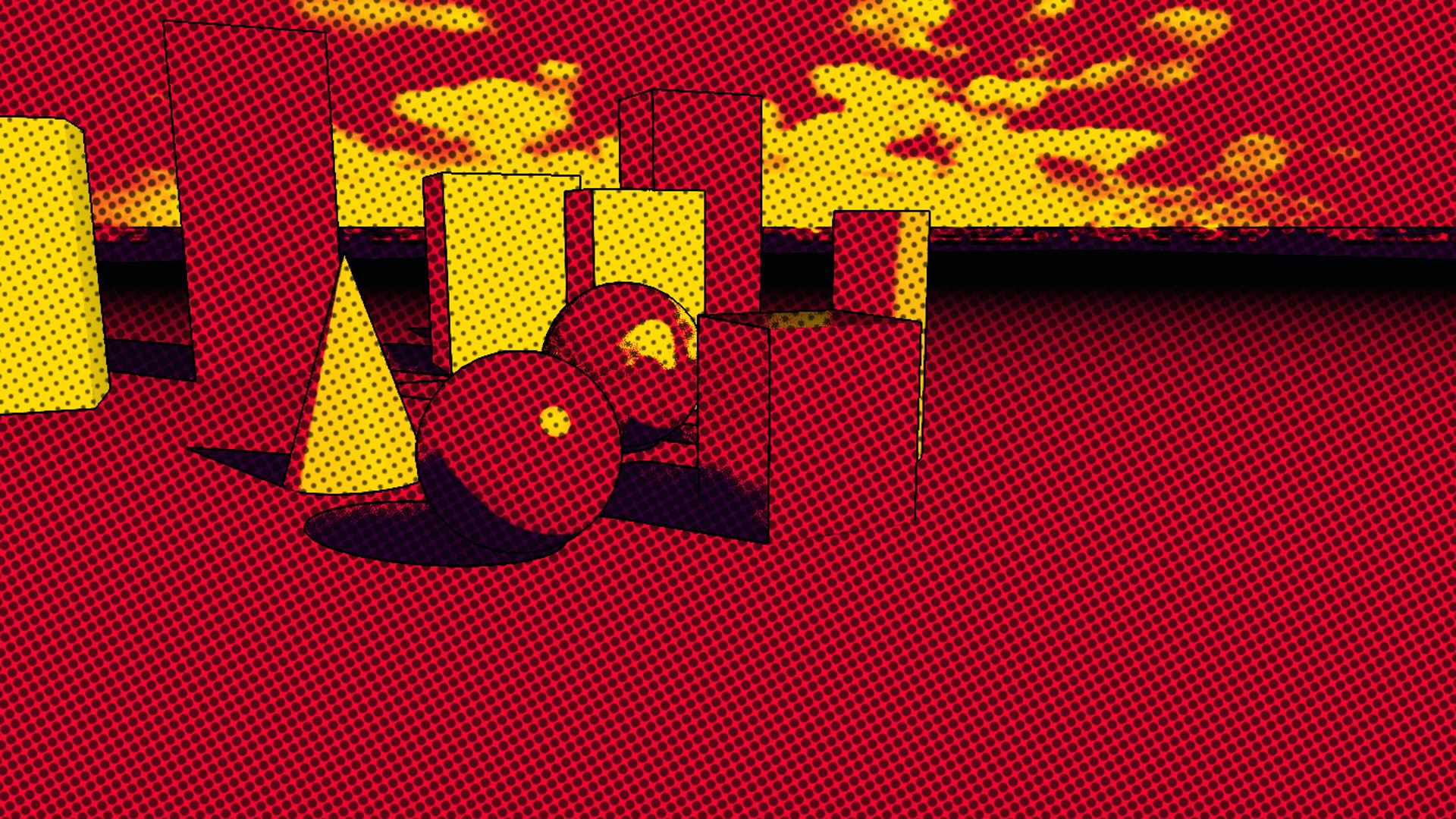 Pop Art rendered in Unreal