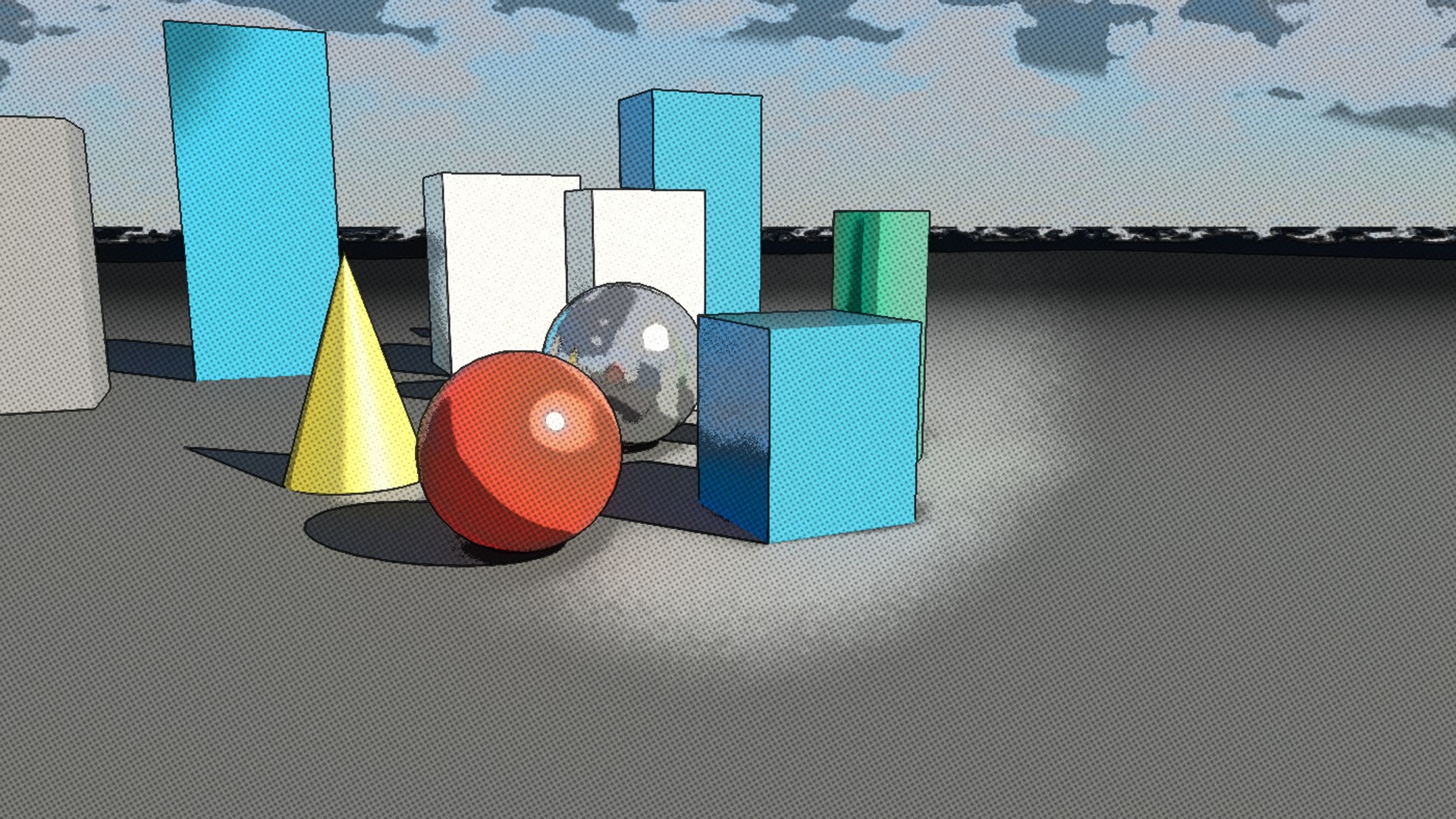 Original Unreal effect capture while the interactive preview loads