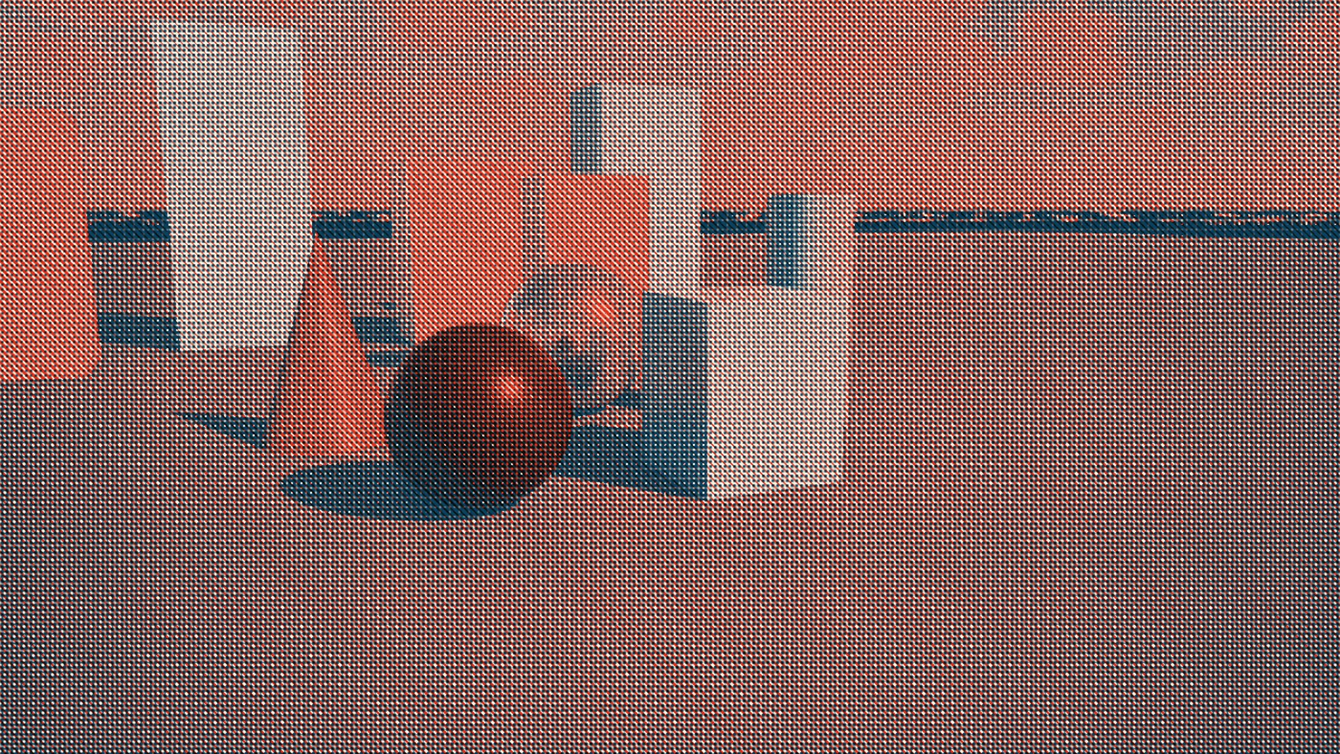 Misregistered Riso rendered in Unreal