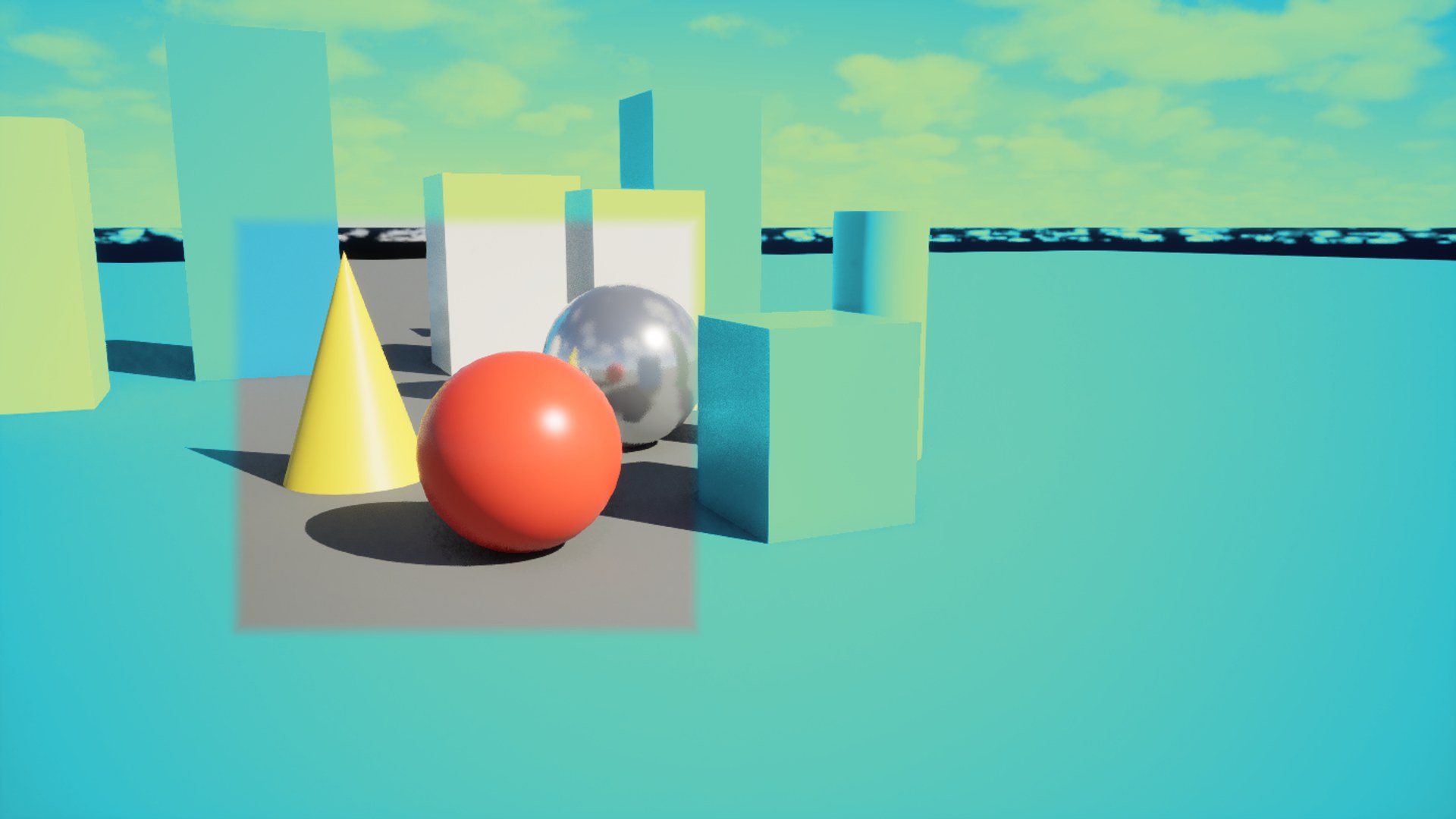 Screen Box Exclude rendered in Unreal