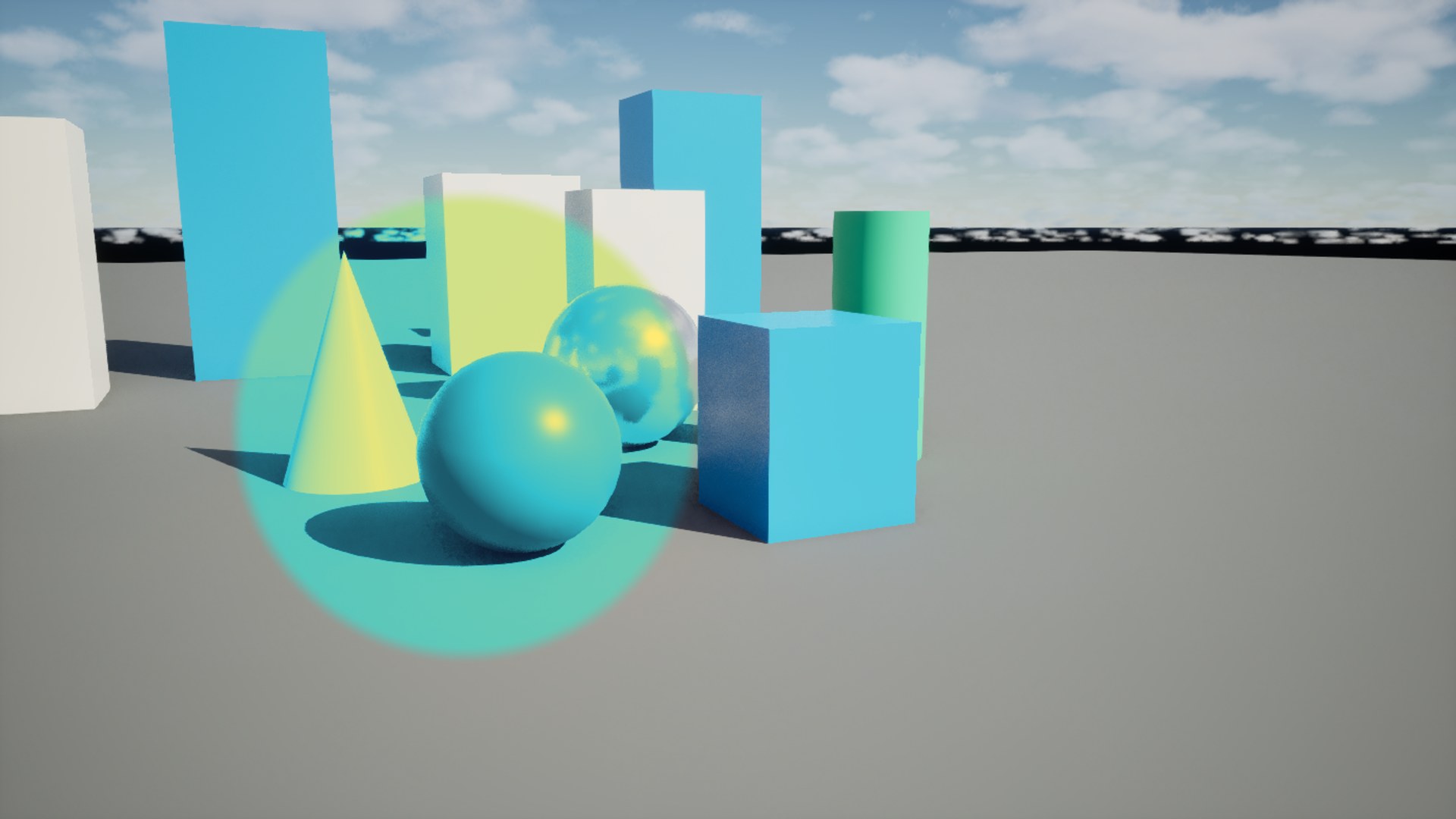 Screen Circle Include rendered in Unreal