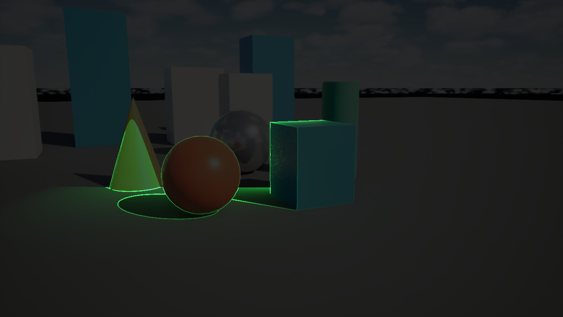 Rotating Sector rendered in Unreal