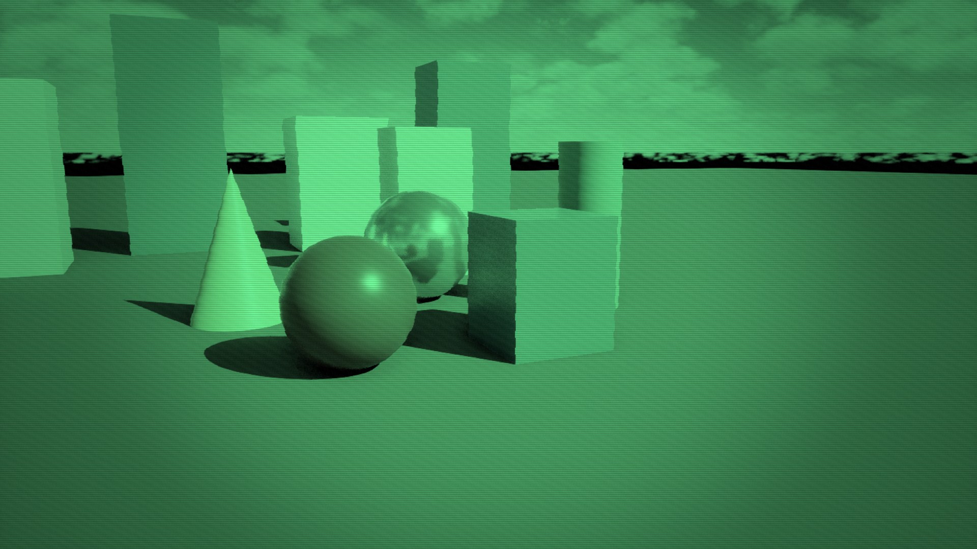 Security Monitor rendered in Unreal