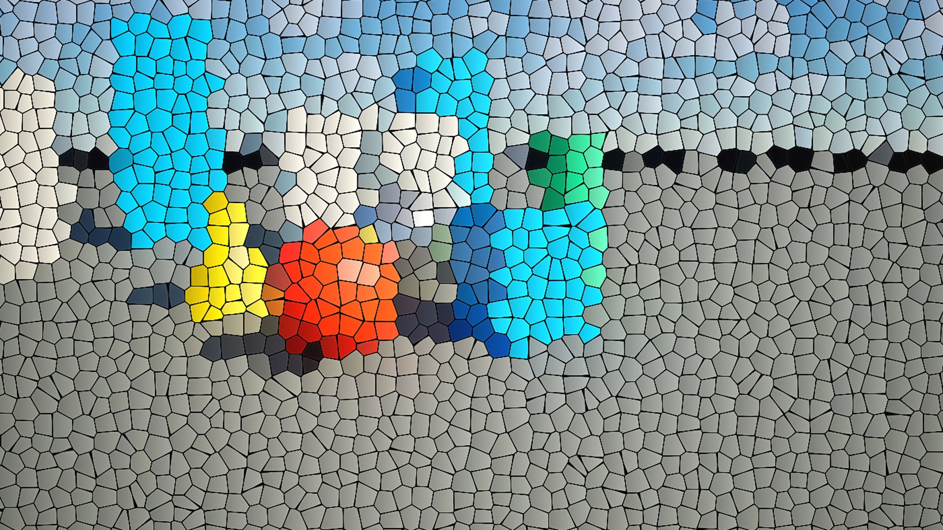 Leaded Glass rendered in Unreal