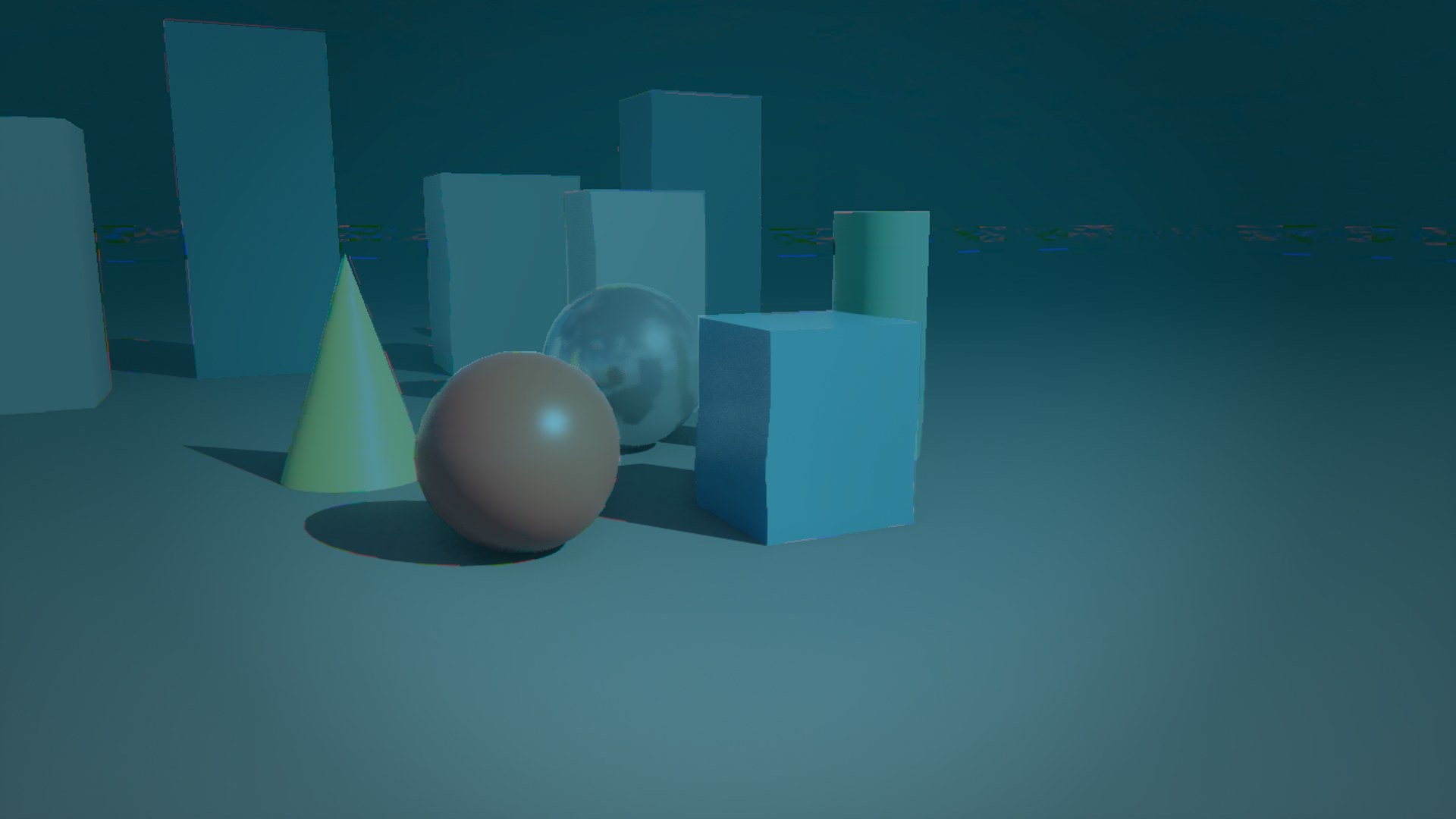 Submerged Camera rendered in Unreal