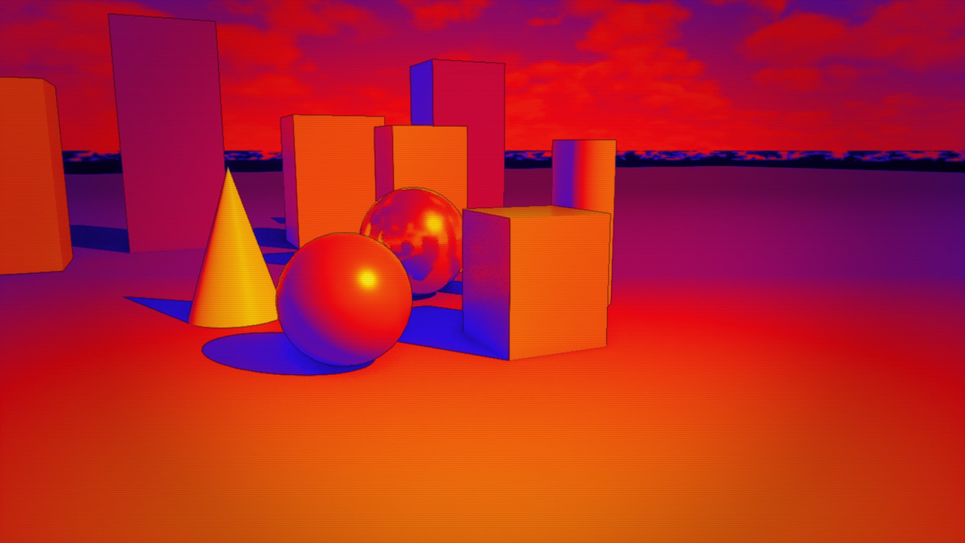 Thermal Recon rendered in Unreal
