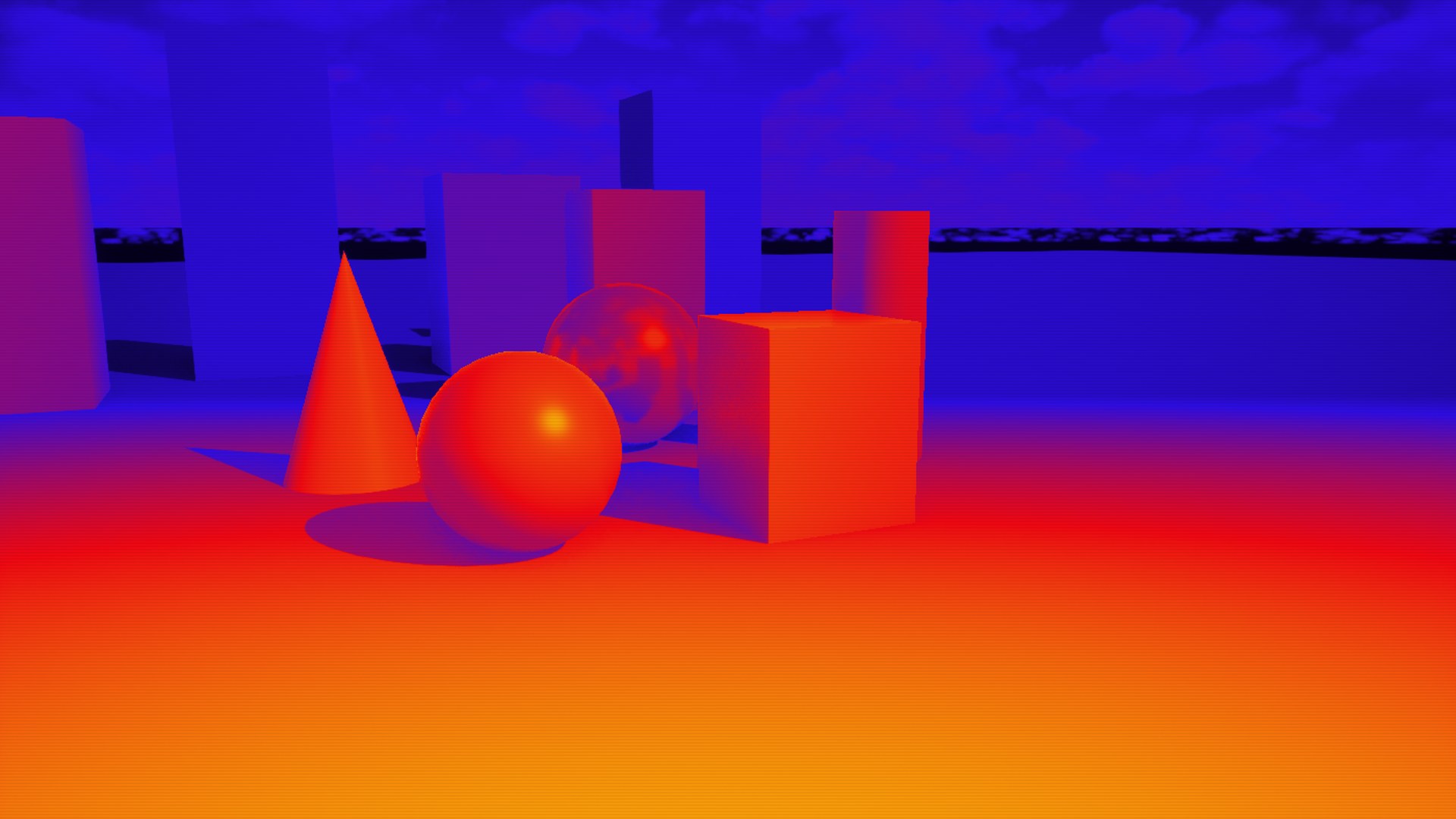 Thermal Imaging rendered in Unreal