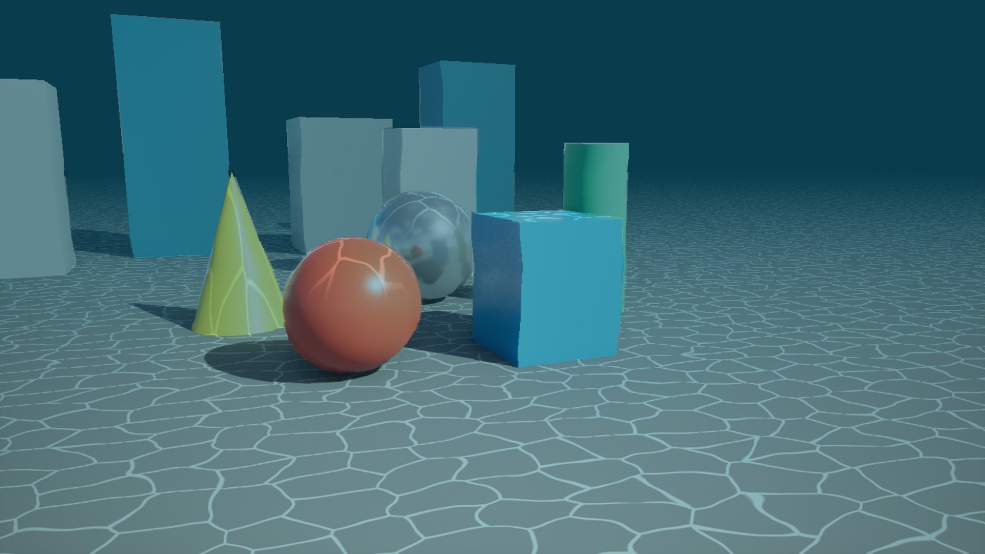 Underwater Caustics rendered in Unreal