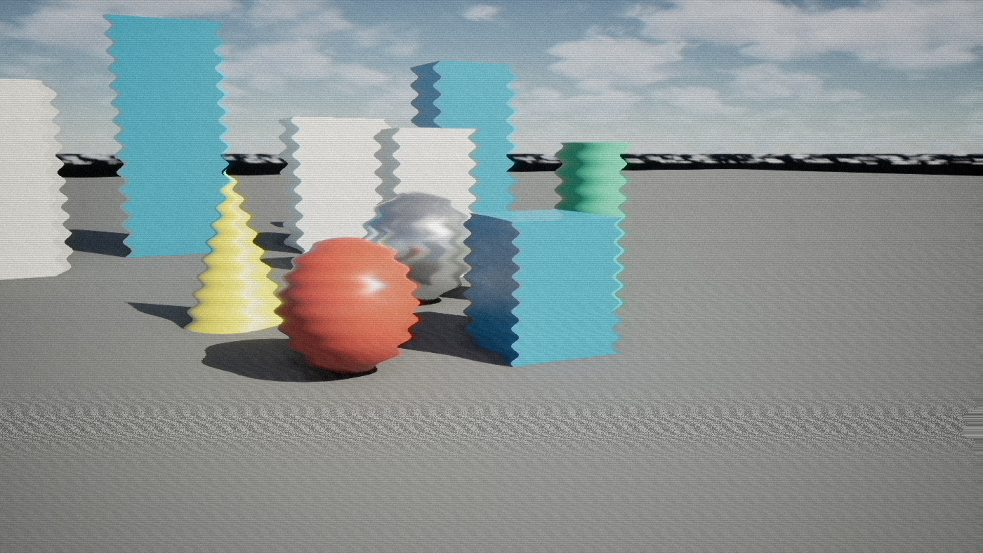 Analog Tape Chroma rendered in Unreal