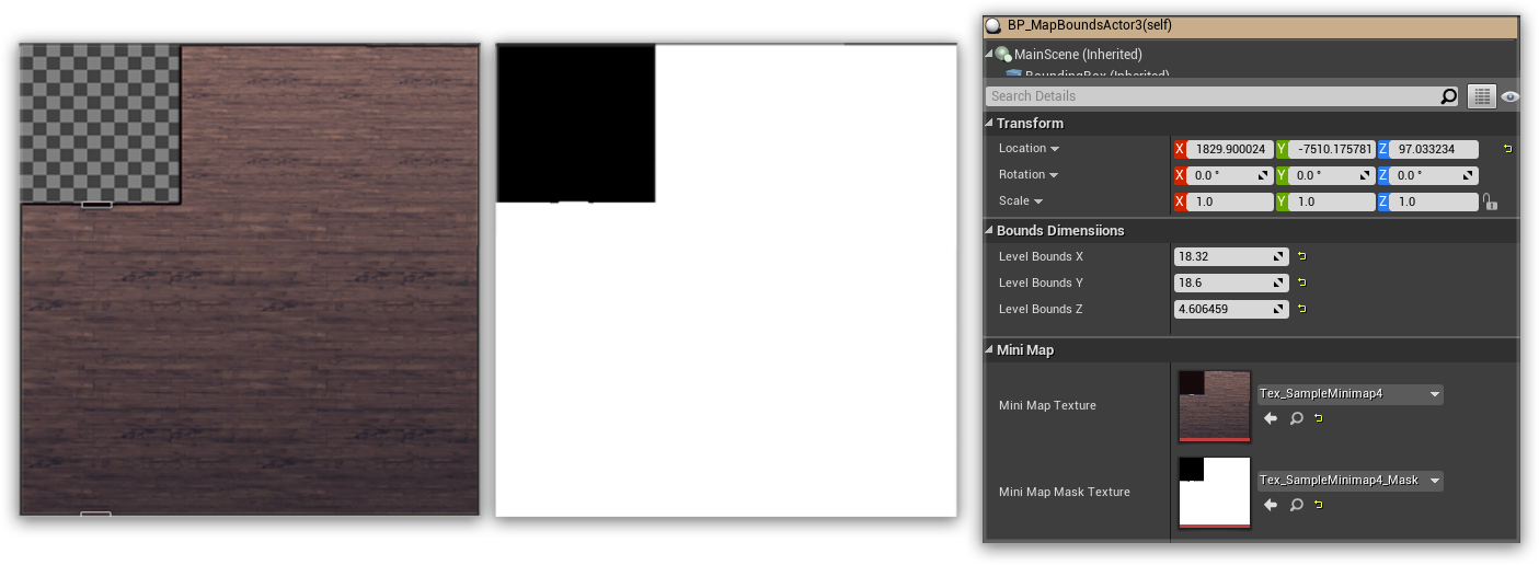 Minimap Texture masking for non rectangular Bounds