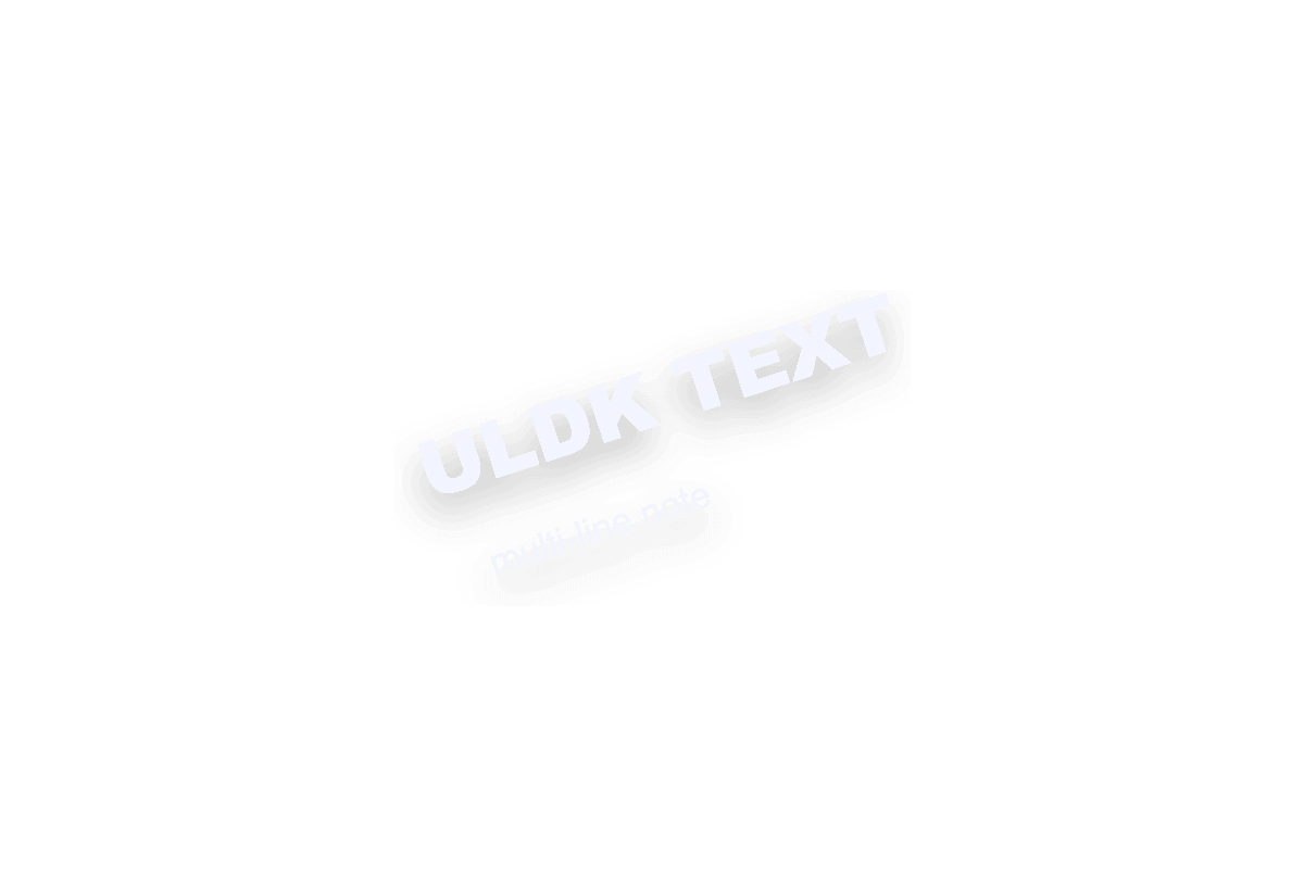 Text Label ULDK generated reference