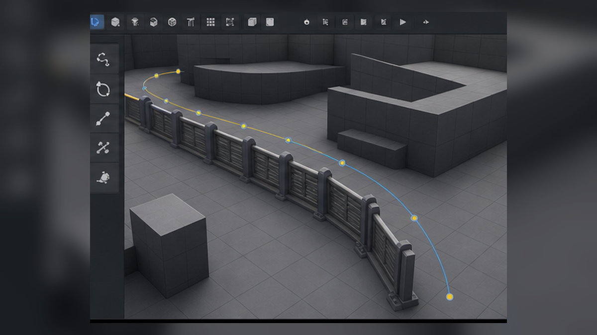 Spline Paths and Actor Placement