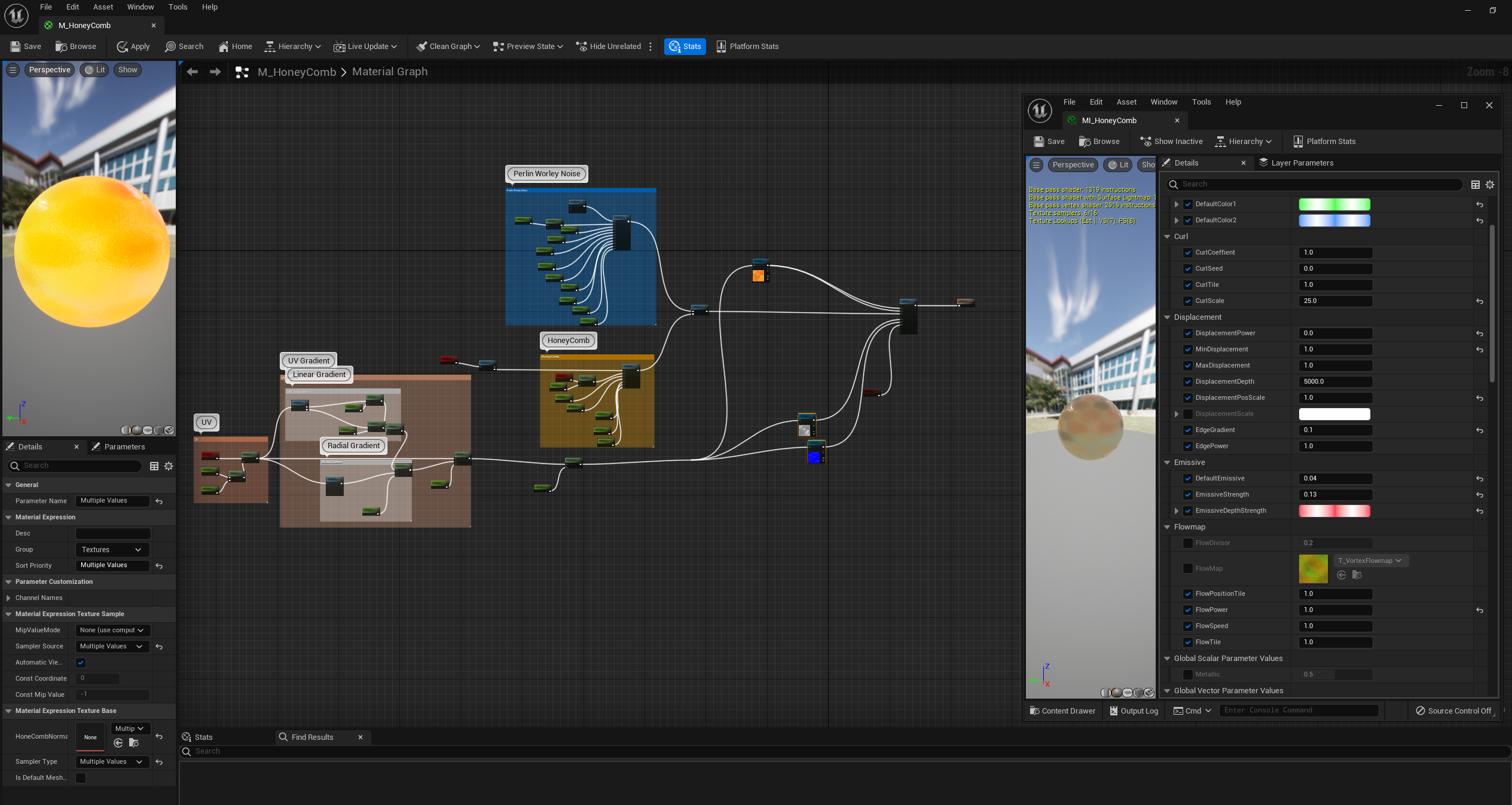 Displacement Materials using High Quality Procedural Noise Shaders